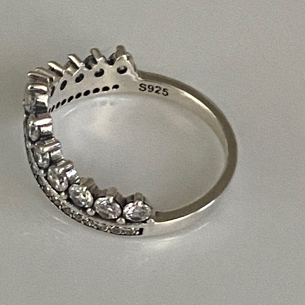 Sale 925 Sterling CZ Ring - Picture 2 of 7